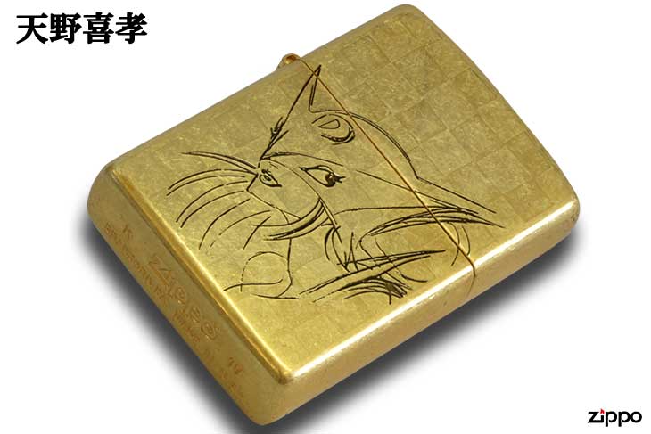 Zippo ジッポー 天野喜孝 アニメ キャラ ヤッターマン ドロンジョ Amano Yoshitaka 金メッキバレル 023_6D