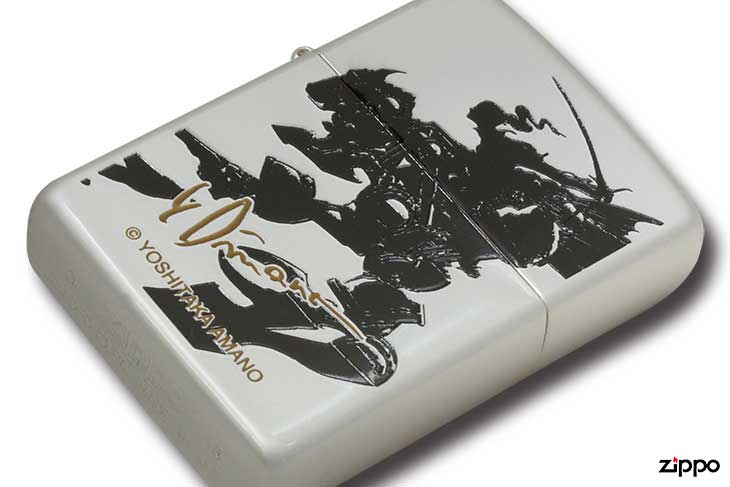 Zippo ジッポー 天野喜孝 Amano Yoshitaka 銀パールメッキ F6-01