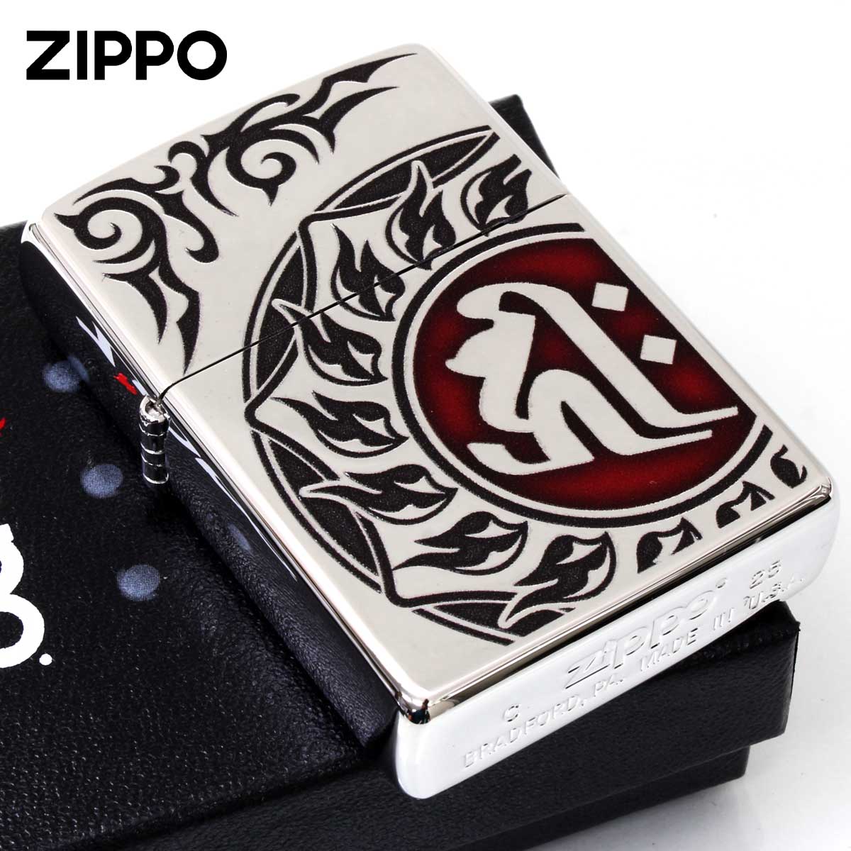 Zippo ジッポー 梵字 bonji キリーク 戌 亥 80035