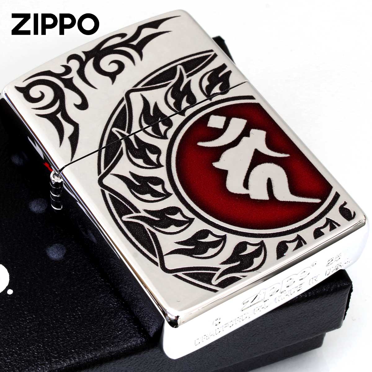 Zippo ジッポー 梵字 bonji カーン 酉 80041