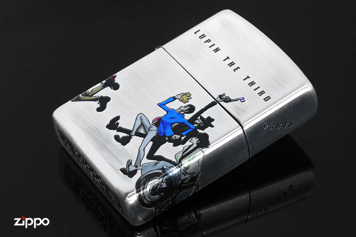 Zippo ジッポー ルパン三世 アニメ キャラ サイド・チェイス 4面連続加工 LUPIN 4SIDE CHASE Part5 オフィシャルライセンス品 80200