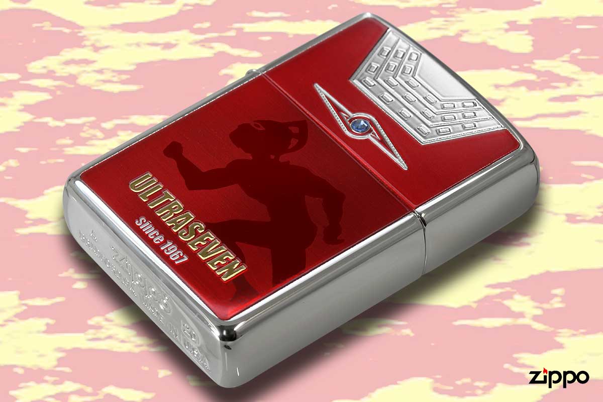 Zippo ジッポー ウルトラセブン アニメ キャラ ULTRASEVEN 銀メッキ 80205