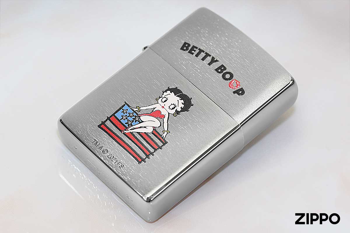 Zippo ジッポー 誕生90周年記念 ベティ・ブープ フラッグ Betty Boop オフィシャルライセンス品 80218 メール便可