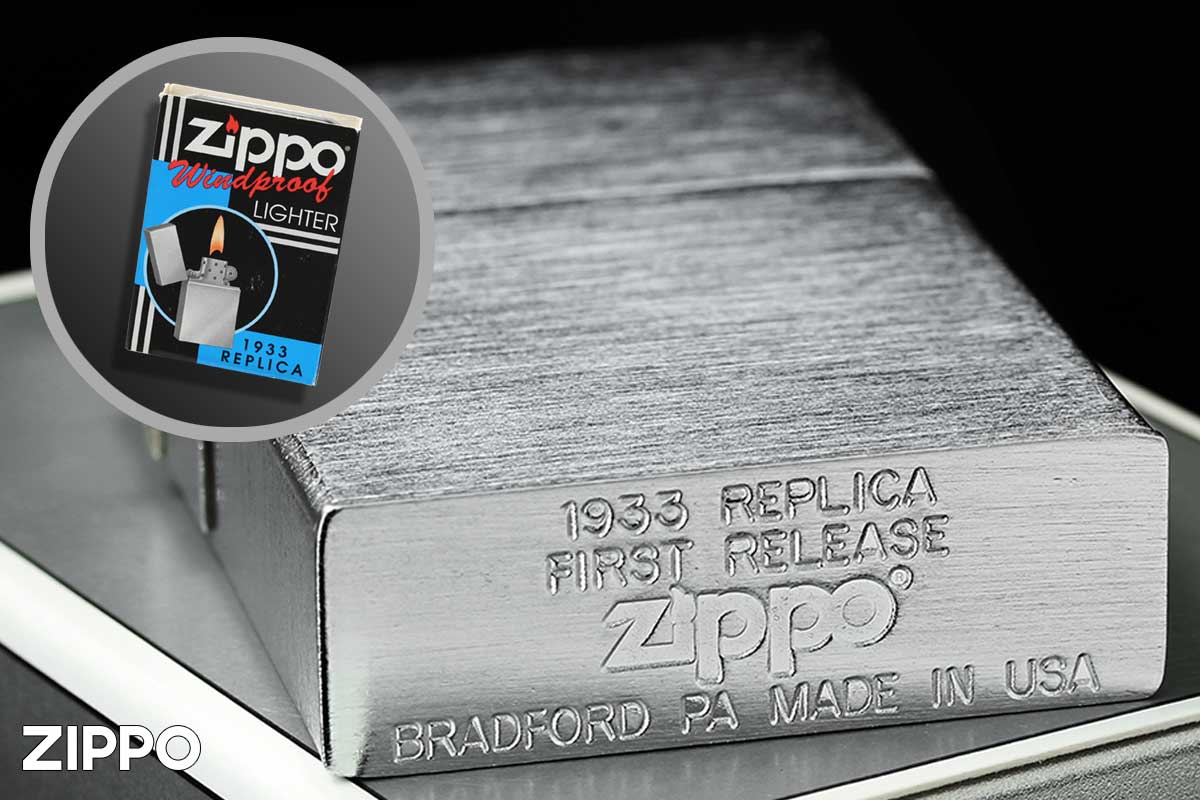 Zippo ジッポー 1933レプリカ ファーストリリース FIRST RELESE つや消し  Brushed