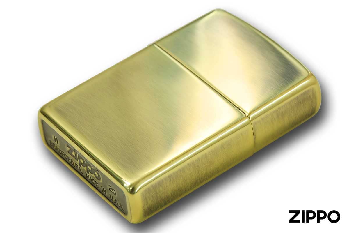 Zippo ジッポー 無地 真鍮 No.250 Oxidized Brass ブラスいぶし 250BS メール便可