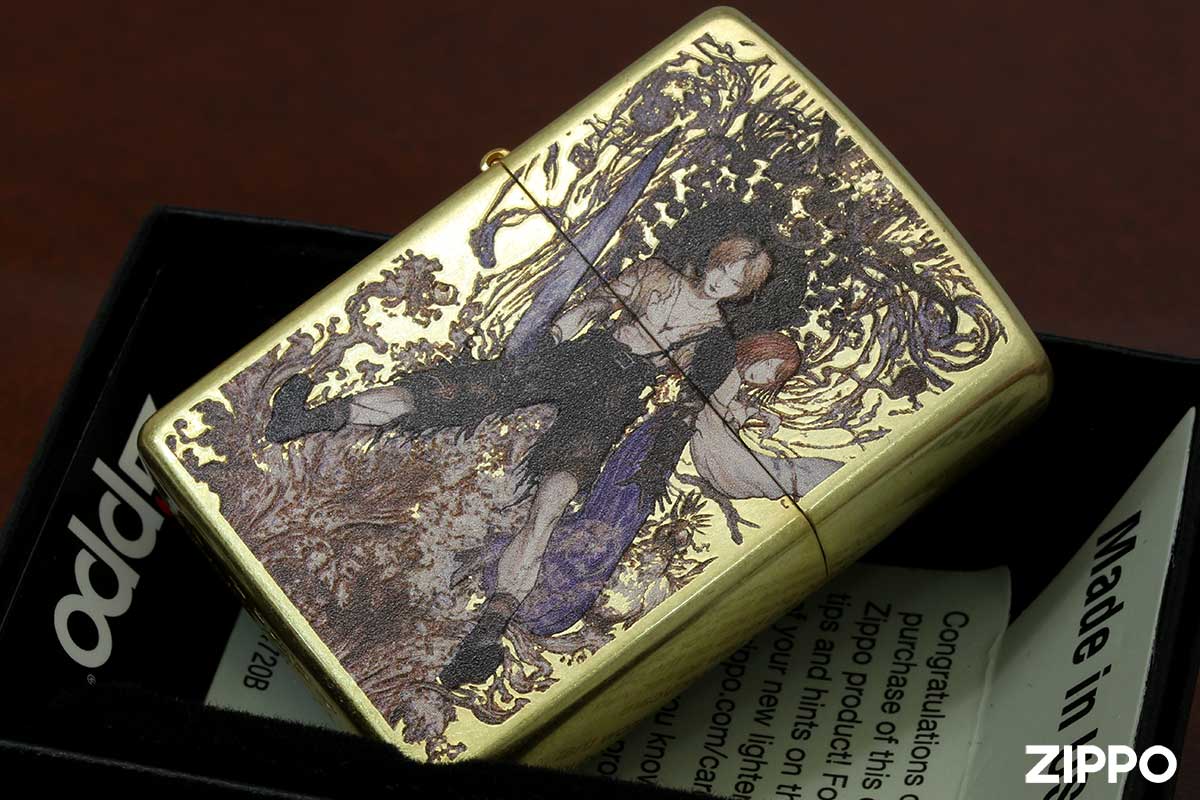 Zippo ジッポー 天野喜孝 Amano Yoshitaka F-10-Water Warrior 金メッキ バレル 80222