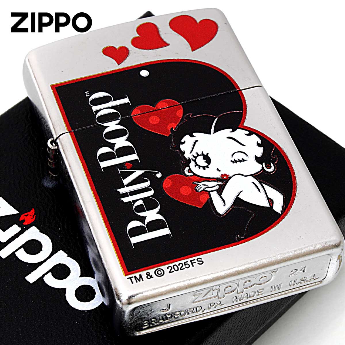 Zippo ジッポー Betty Boop ベティー・ブープ B オフィシャルライセンス品 80228 メール便可